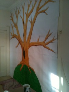 Tree painted